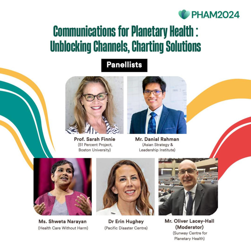 Communications for Planetary Health: Unblocking Channels, Charting Solutions

ASLI will be in a Plenary session at the 2024 Planetary Health Summit and 6th Annual Meeting (PHAM 2024) on ‘Communications for Planetary Health: Unblocking Channels, Charting Solutions.’

The panel will take on this topic to discuss the critical role of communication in propelling the planetary health agenda forward - to focus on the transformative power of clear and effective communication.

Register for the virtual participation now at https://segevents.sunway.edu.my/e/121/planetary-health-annual-meeting-2024-from-evidence-to-action-confronting-reality

#PlanetaryHealth #Sustainability #FromEvidenceToAction #EmpoweringLeaders #AdvancingSocieties 

@sunwaycph @pham_2024
