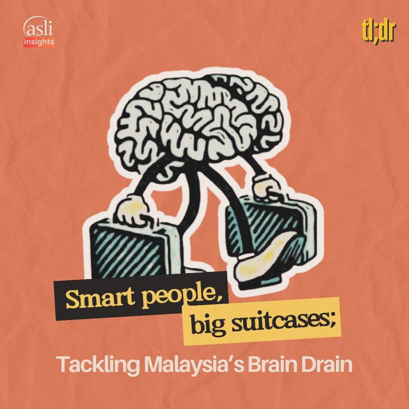 Malaysia has a brain drain rate of 5.5%, nearly twice the global average, as reported by the Department of Statistics Malaysia (DOSM). Join ASLI as we delve into the issue, exploring current and upcoming efforts to address it, and examine the potential solutions from other countries. While we await the results, we want to hear from you: What would make you stay in Malaysia? 
Comment below!

🌱 Empowering Leaders, Advancing Societies

Stay connected for more insights: https://linktr.ee/asli_myofficial

#ASLI #EmpoweringLeaders #AdvancingSocieties #Malaysia #BrainDrain #StayInMalaysia