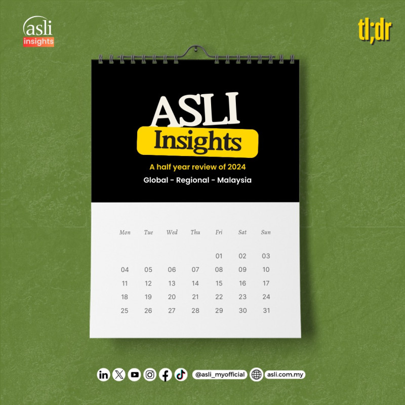 🌏📈 ASLI Insights: A half year review of 2024 🔎📅

As we journey through the rest of 2024, we invite you to explore our latest observations on global, regional, and national developments.

From slightly unexpected global elections results swinging from the right to the left, to significant partnerships like BRICS and CPTPP to Malaysia’s impressive economic strides and its upcoming ASEAN chairmanship in 2025, this insights offer a comprehensive look at the dynamics shaping our world today.

Join the conversation and share your insights on these pressing questions:

🌍Global: Who do you think will win the upcoming US election? The left-win or the right?
🧭Regional: Will the Global South become economically independent soon?
🇲🇾 National: How do you think Malaysia’s upcoming ASEAN chairmanship in 2025 will impact the region’s development?

Share them in the comments below!

🌱Empowering Leaders, Advancing Societies

Follow us for more insights at https://linktr.ee/asli_myofficial 

#ASLI #EmpoweringLeaders #AdvancingSocieties #GlobalElection #GlobalSouth #Malaysia #ASEAN